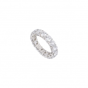 Platinum Diamond Full Eternity Ring